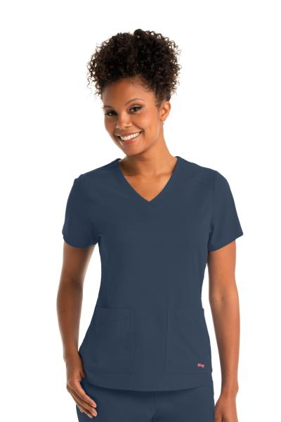 Emma Greys Stretch Top — women's scrub top | ScrubBox (view 20)