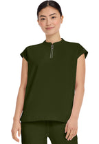 HH360 Sandy Zip Mandarin Collar — women's scrub | ScrubBox
