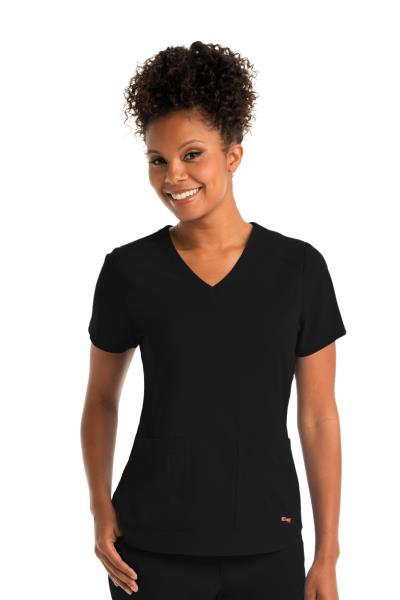 Emma Greys Stretch Top — women's scrub top | ScrubBox (view 3)