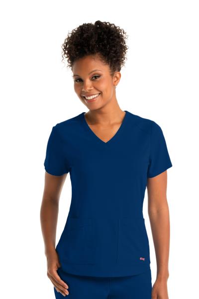 Emma Greys Stretch Top — women's scrub top | ScrubBox (view 4)