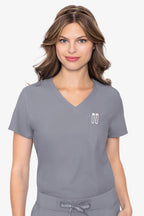MedCouture Insight One Pocket Top — women's scrub top | ScrubBox (view 2)