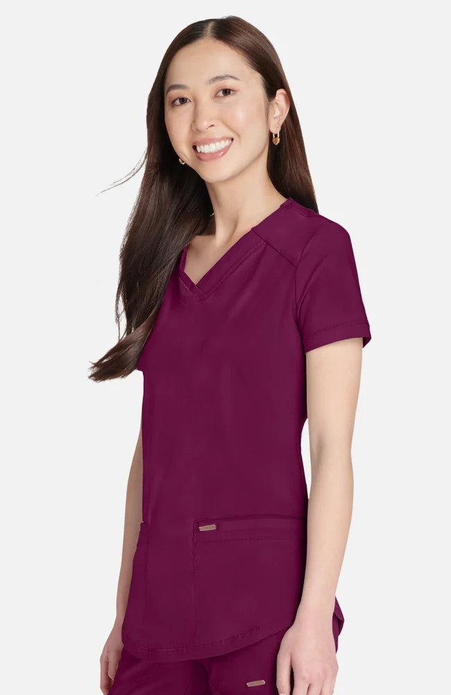 Cherokee Uniforms FORM v-neck top — women's scrub top | ScrubBox