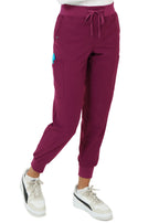 Studio By Zavate Refined Jogger scrub jogger in wine