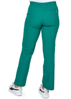 Studio By Zavate Energy Straight Leg Pant scrub pant in hunter green