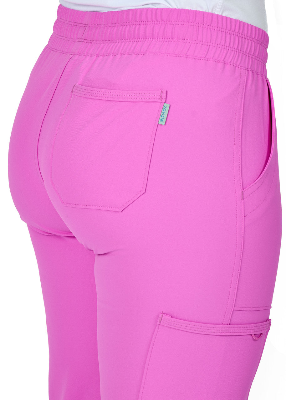 Studio By Zavate Energy Straight Leg Pant scrub pant in orchid
