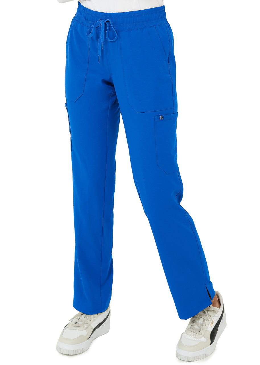 Studio By Zavate Energy Straight Leg Pant scrub pant in royal blue
