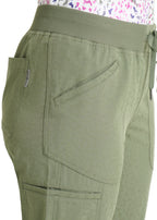 Ava Therese by Zavate Sheba Jacquard Pant scrub pant in olive