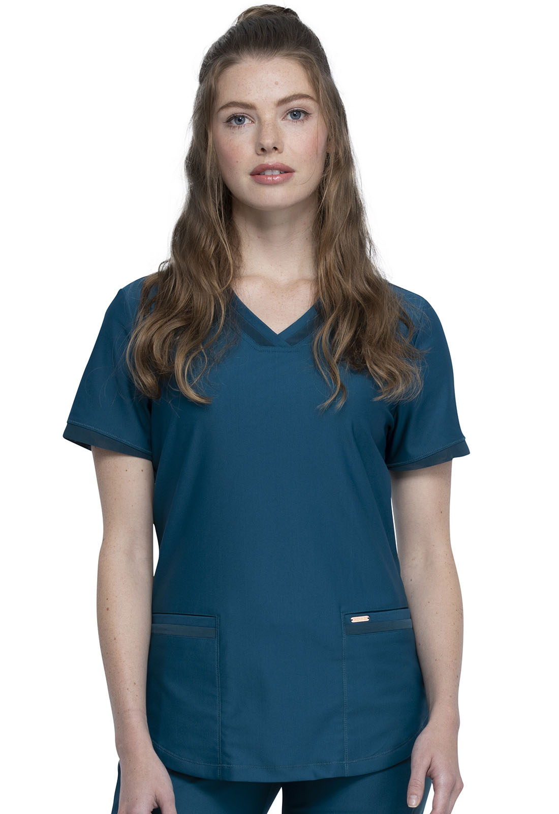 Cherokee Uniforms FORM v-neck top — women's scrub top | ScrubBox (view 38)