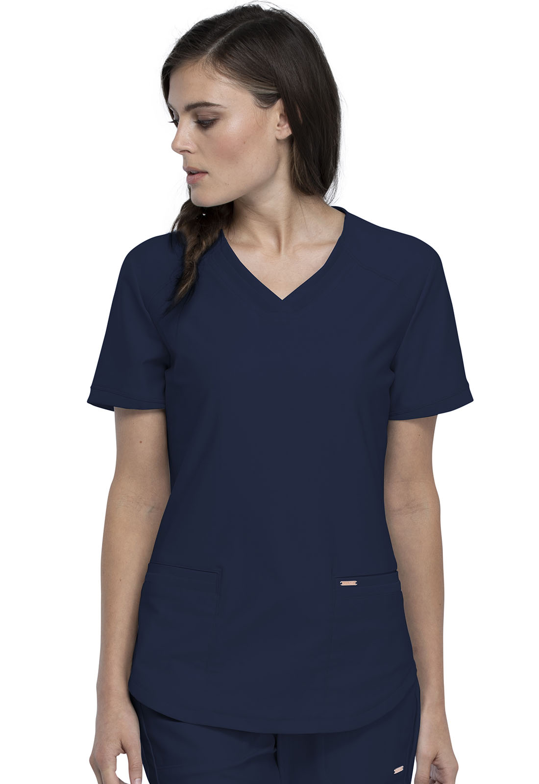 Cherokee Uniforms FORM v-neck top — women's scrub top | ScrubBox (view 46)