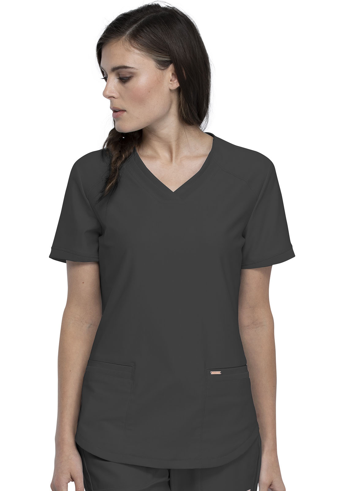 Cherokee Uniforms FORM v-neck top — women's scrub top | ScrubBox (view 47)