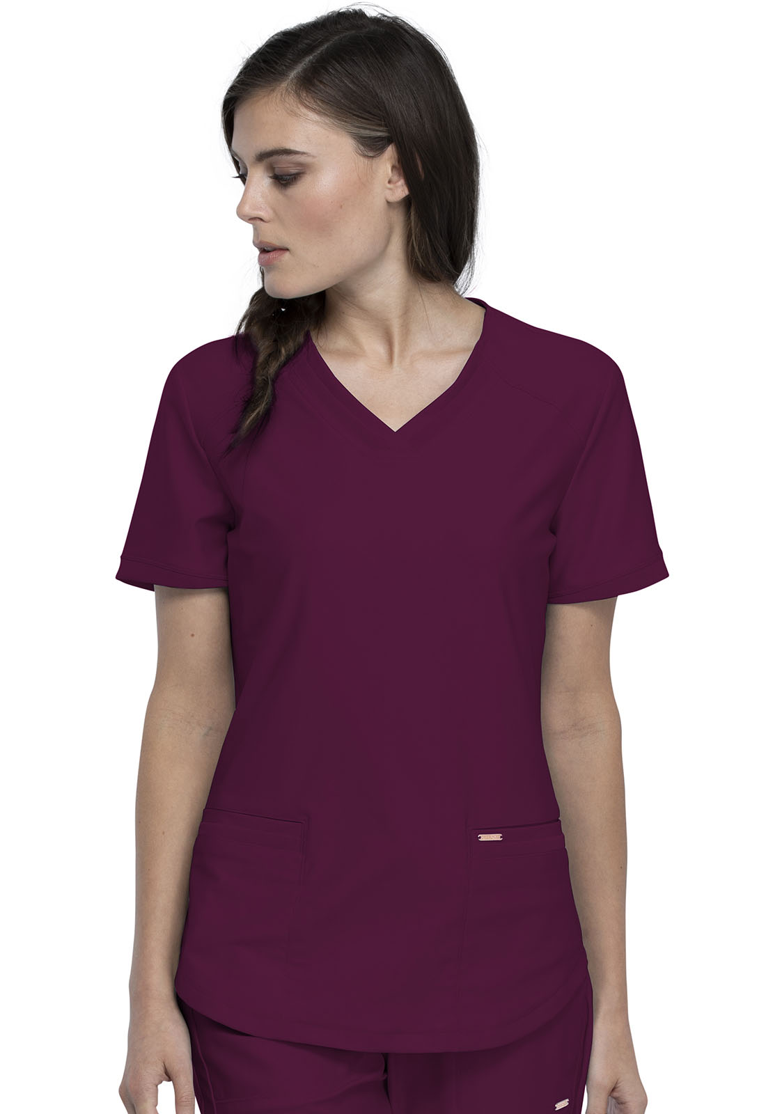 Cherokee Uniforms FORM v-neck top — women's scrub top | ScrubBox (view 29)
