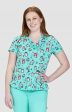 KOI Penguins — women's scrub | ScrubBox