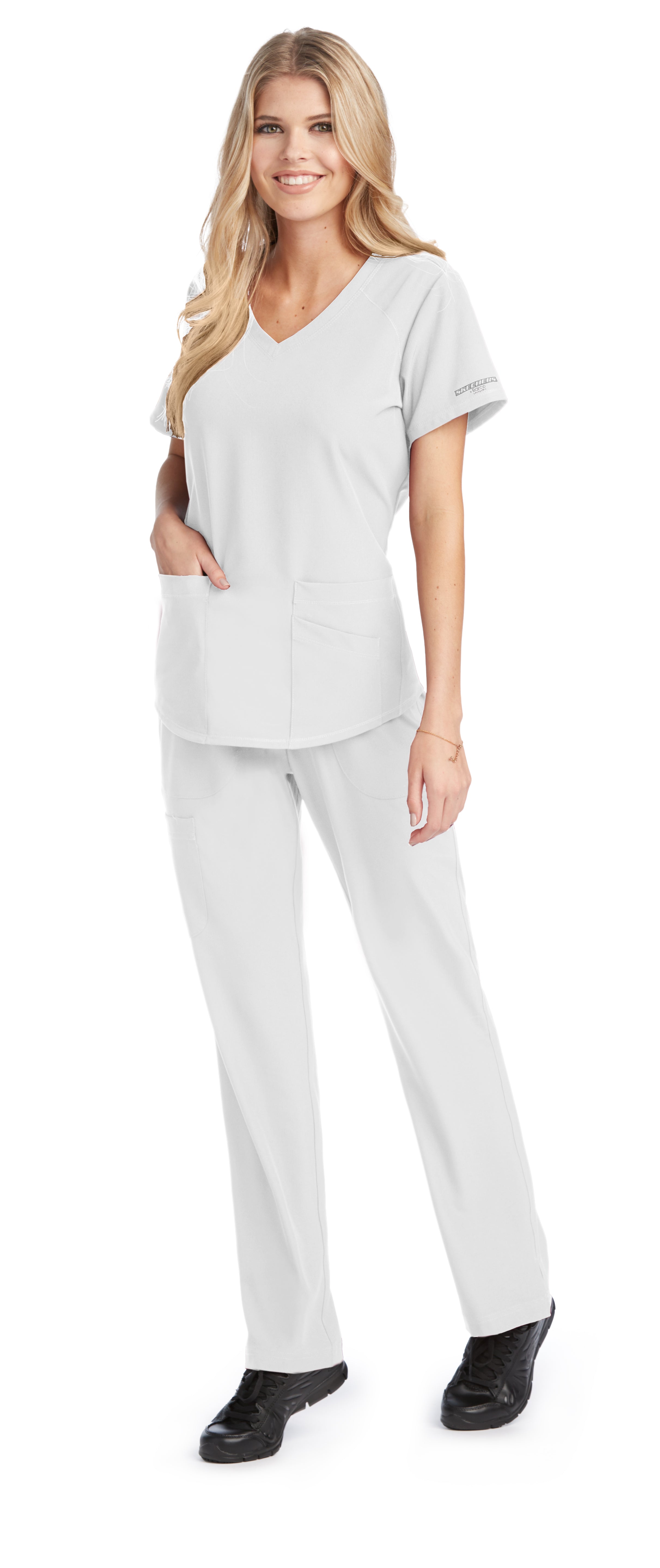 Skechers, Vitality 3 PKT Top — women's scrub top | ScrubBox (view 11)