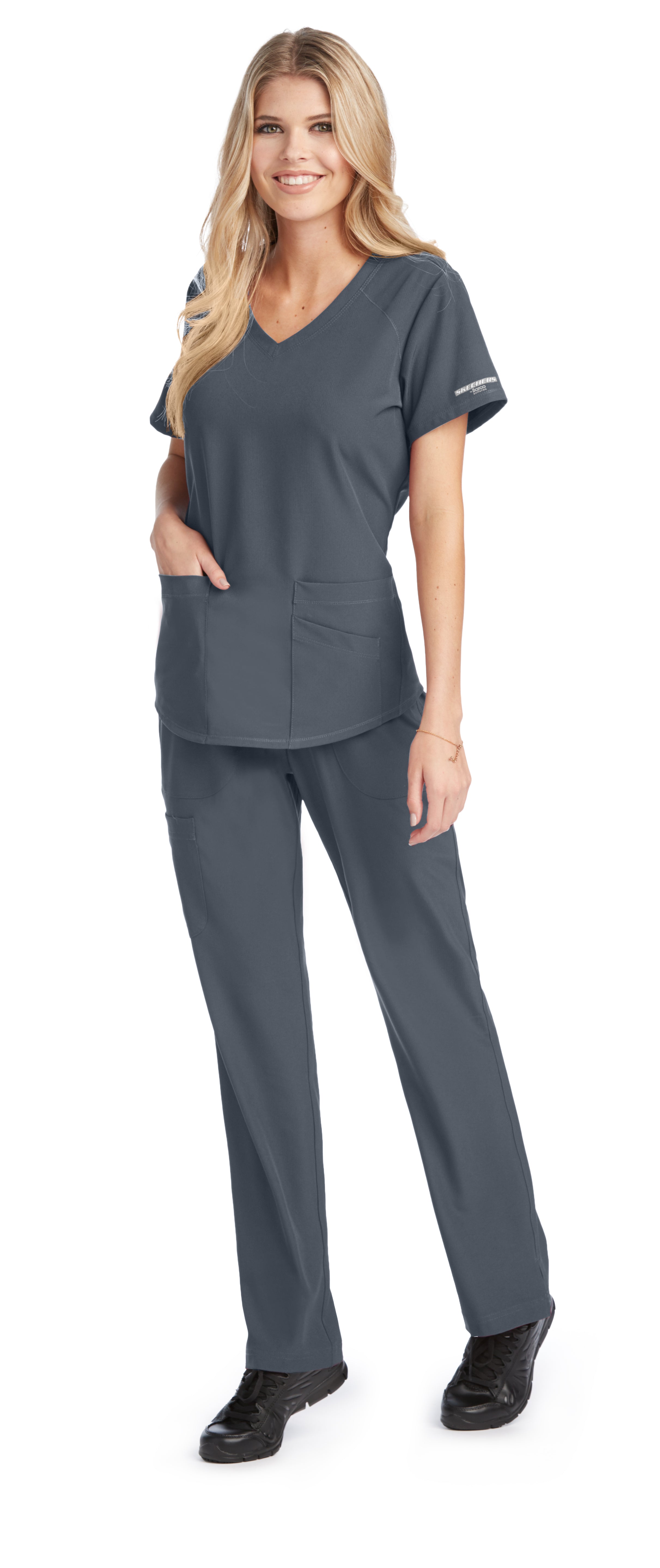 Skechers, Vitality 3 PKT Top — women's scrub top | ScrubBox (view 51)
