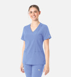 Maevn's Women's Double V-Neck Top