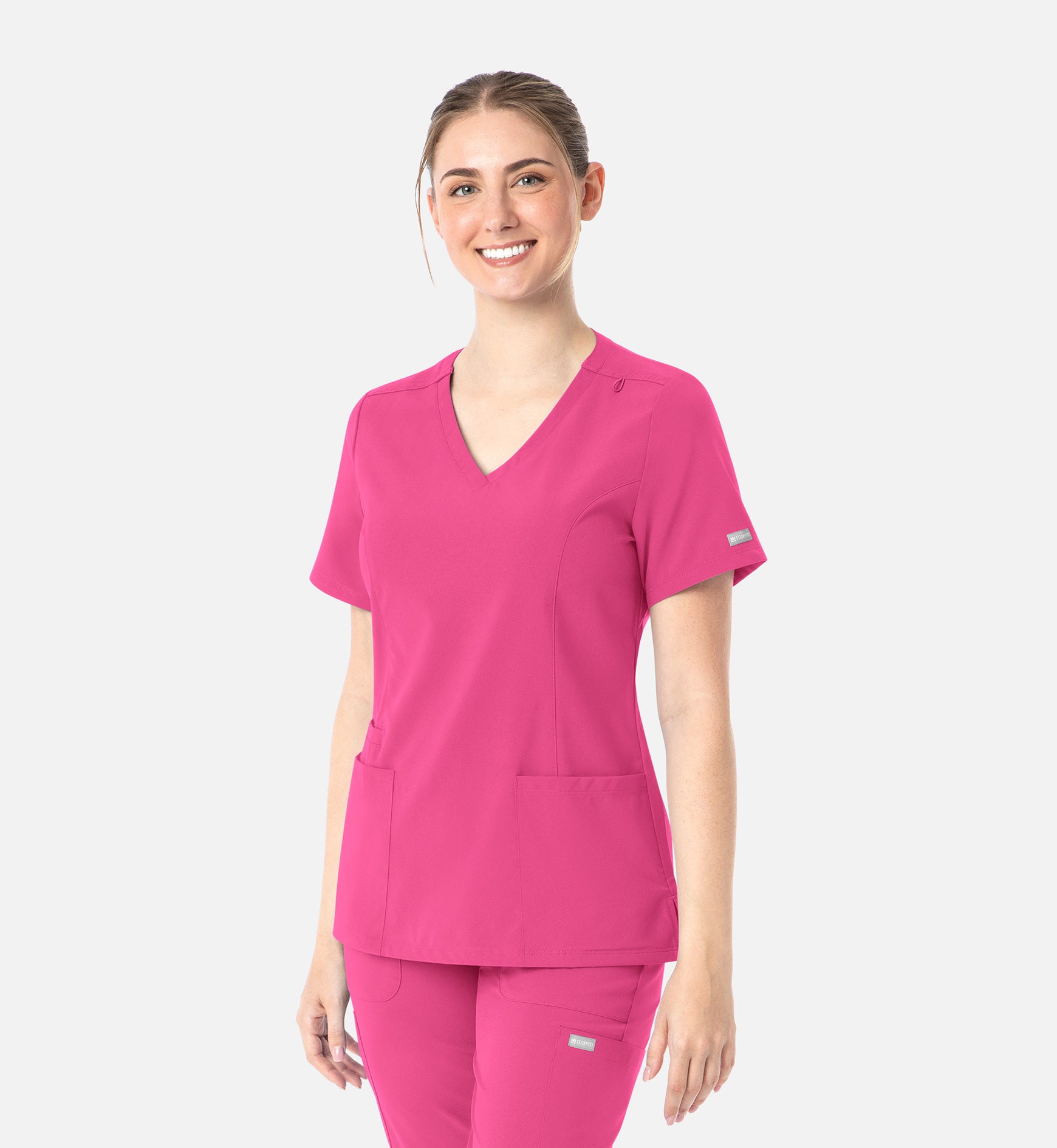 Maevn's Women's Double V-Neck Top