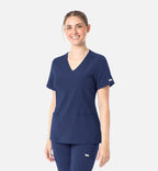 Maevn's Women's Double V-Neck Top