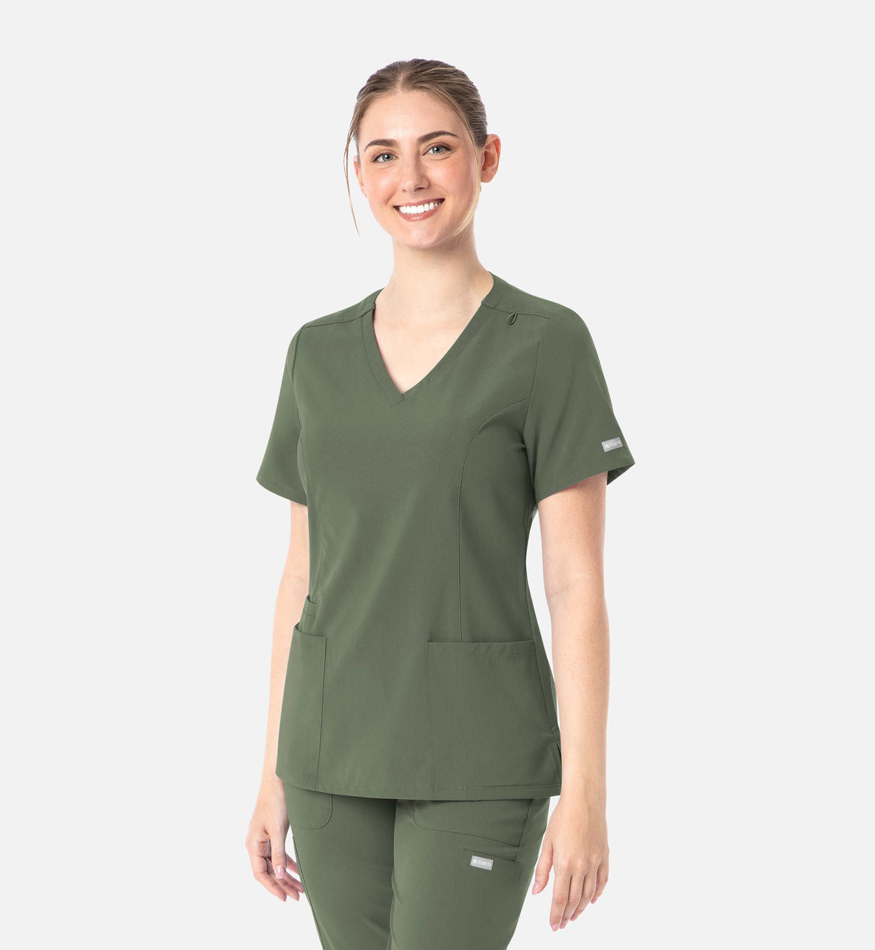 Maevn's Women's Double V-Neck Top