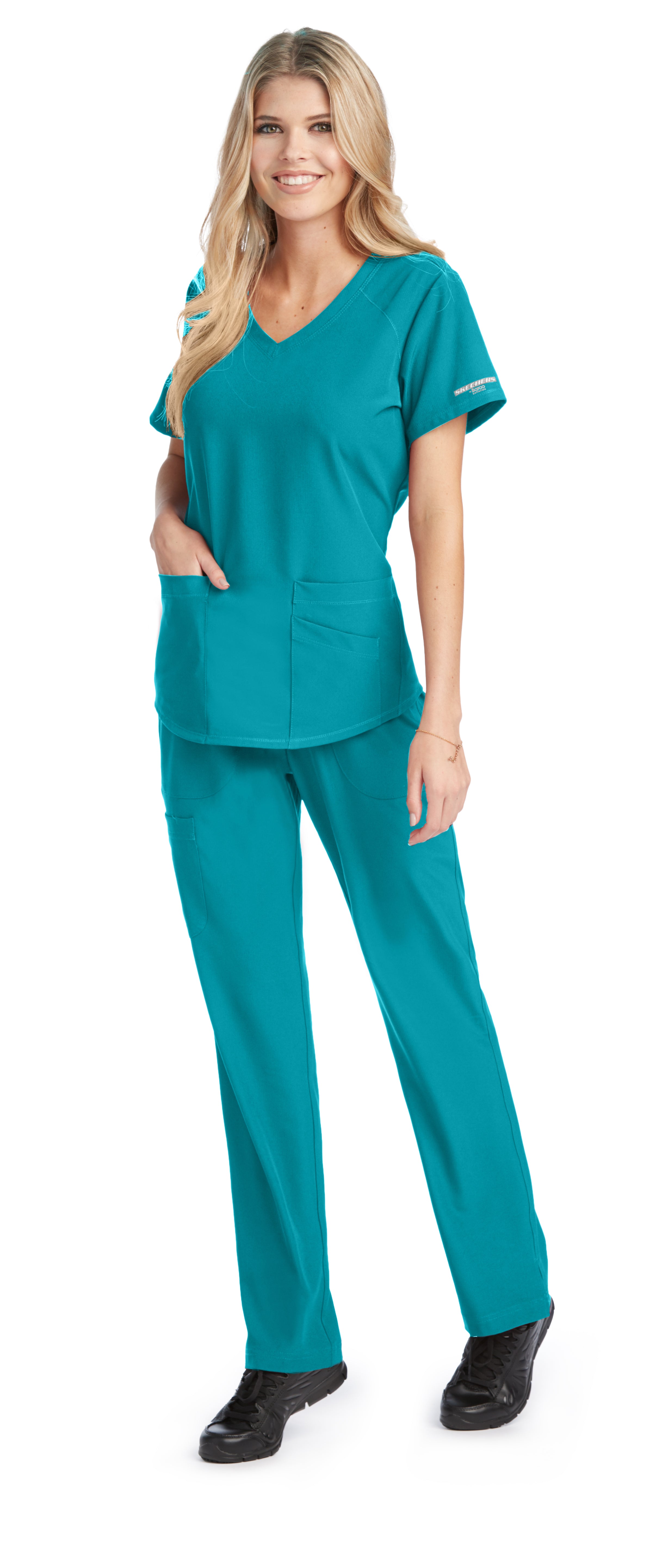 Skechers, Vitality 3 PKT Top — women's scrub top | ScrubBox (view 40)