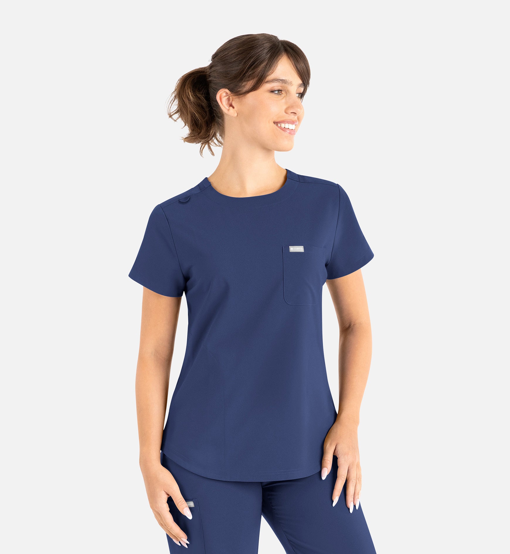 Maevn's Tuckable Round Neck Top