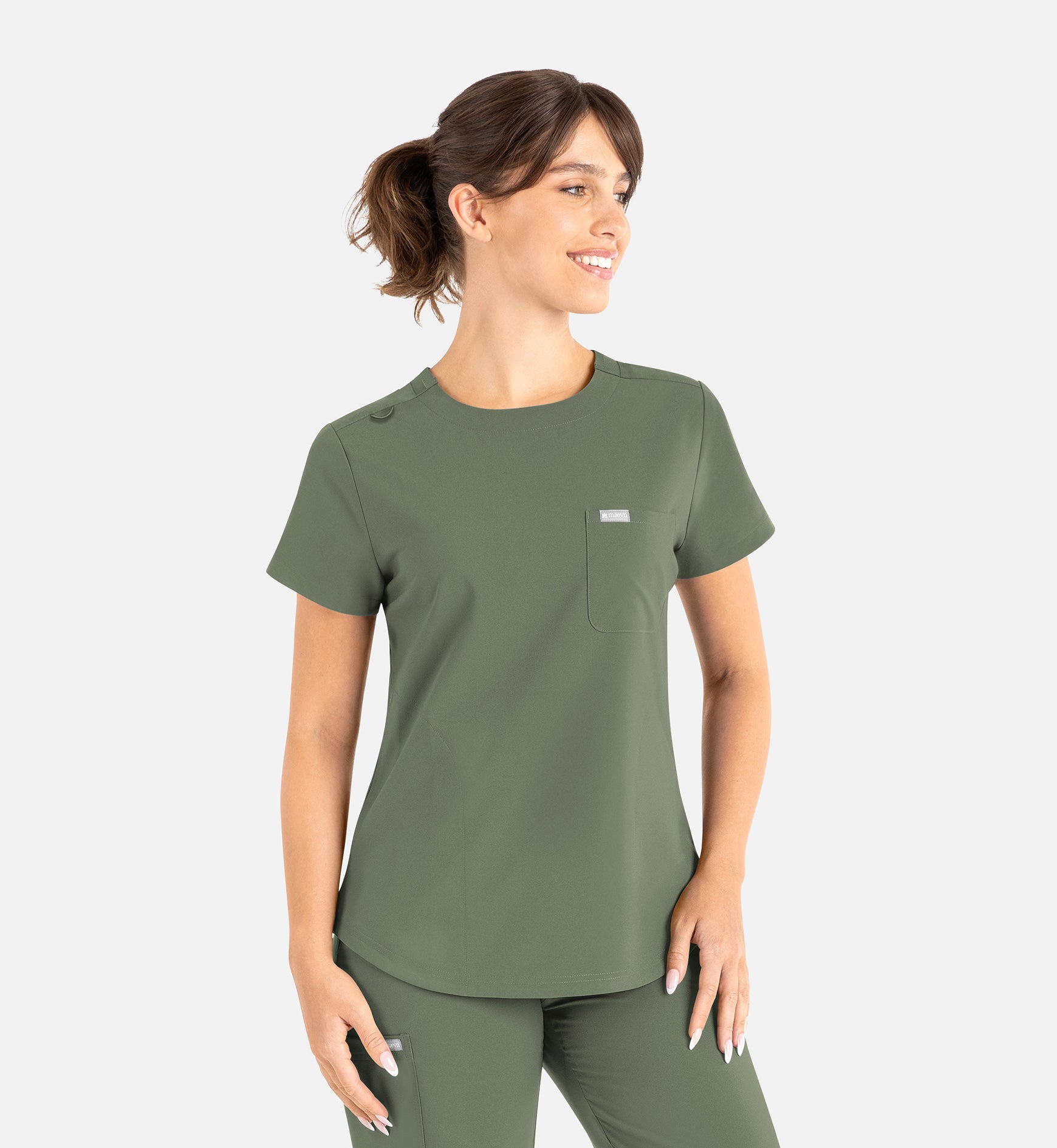 Maevn's Tuckable Round Neck Top
