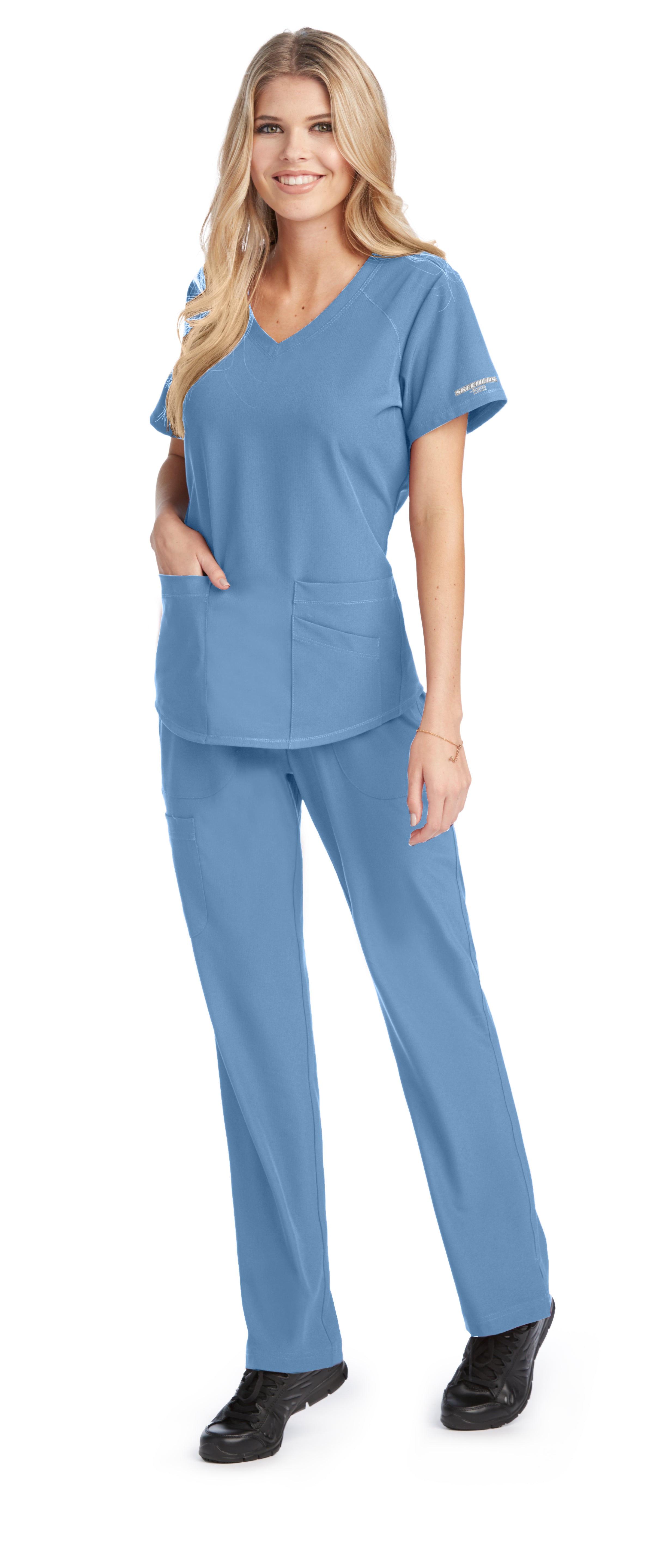 Skechers, Vitality 3 PKT Top — women's scrub top | ScrubBox (view 119)