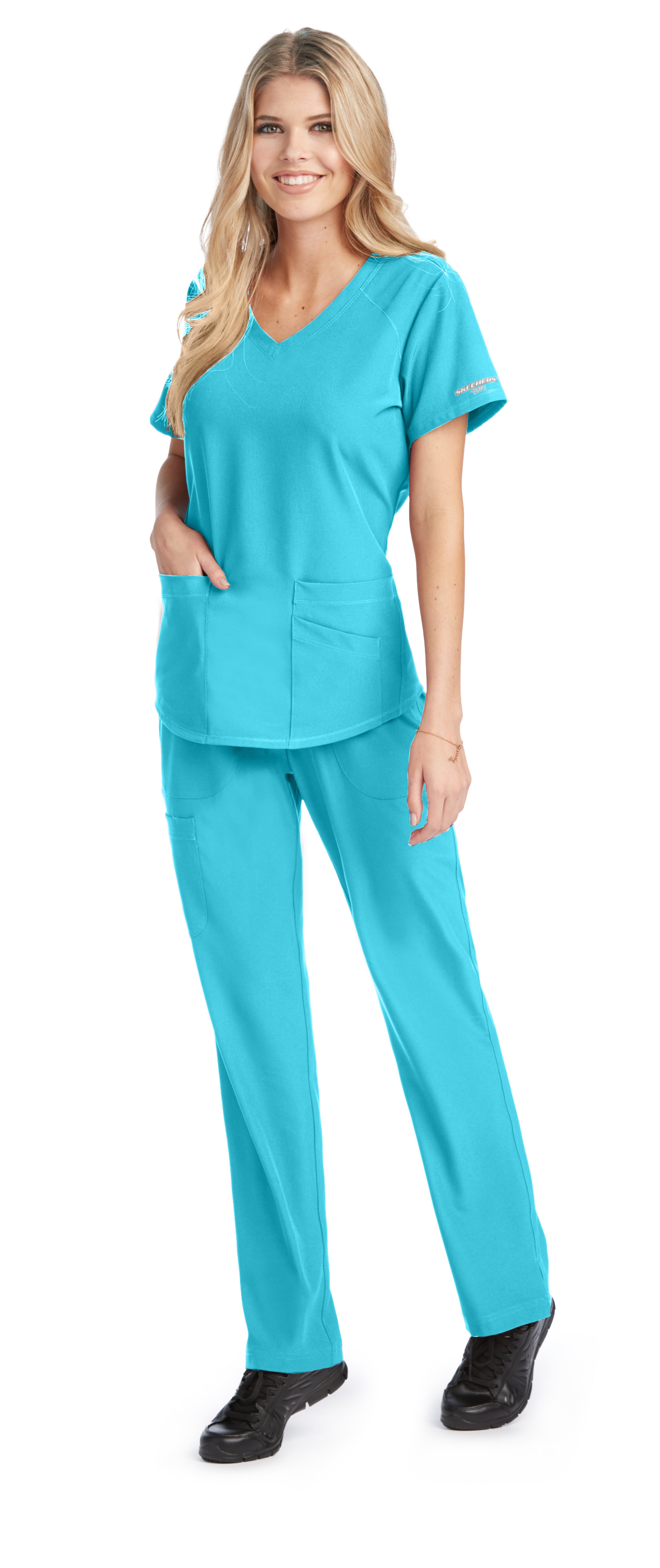 Skechers, Vitality 3 PKT Top — women's scrub top | ScrubBox (view 124)
