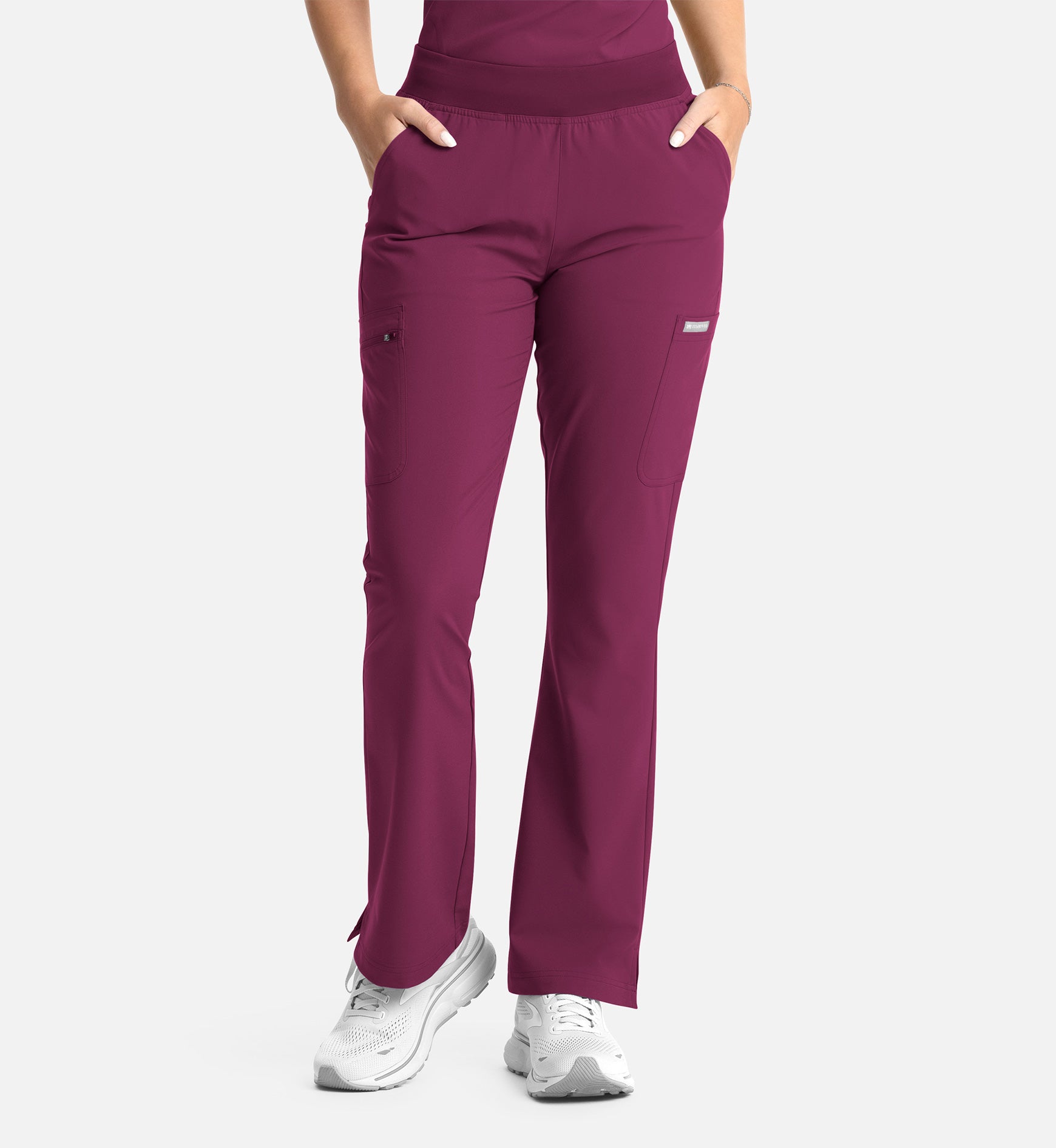 Maevn's Women's Full Elastic Band Flare Leg Pant