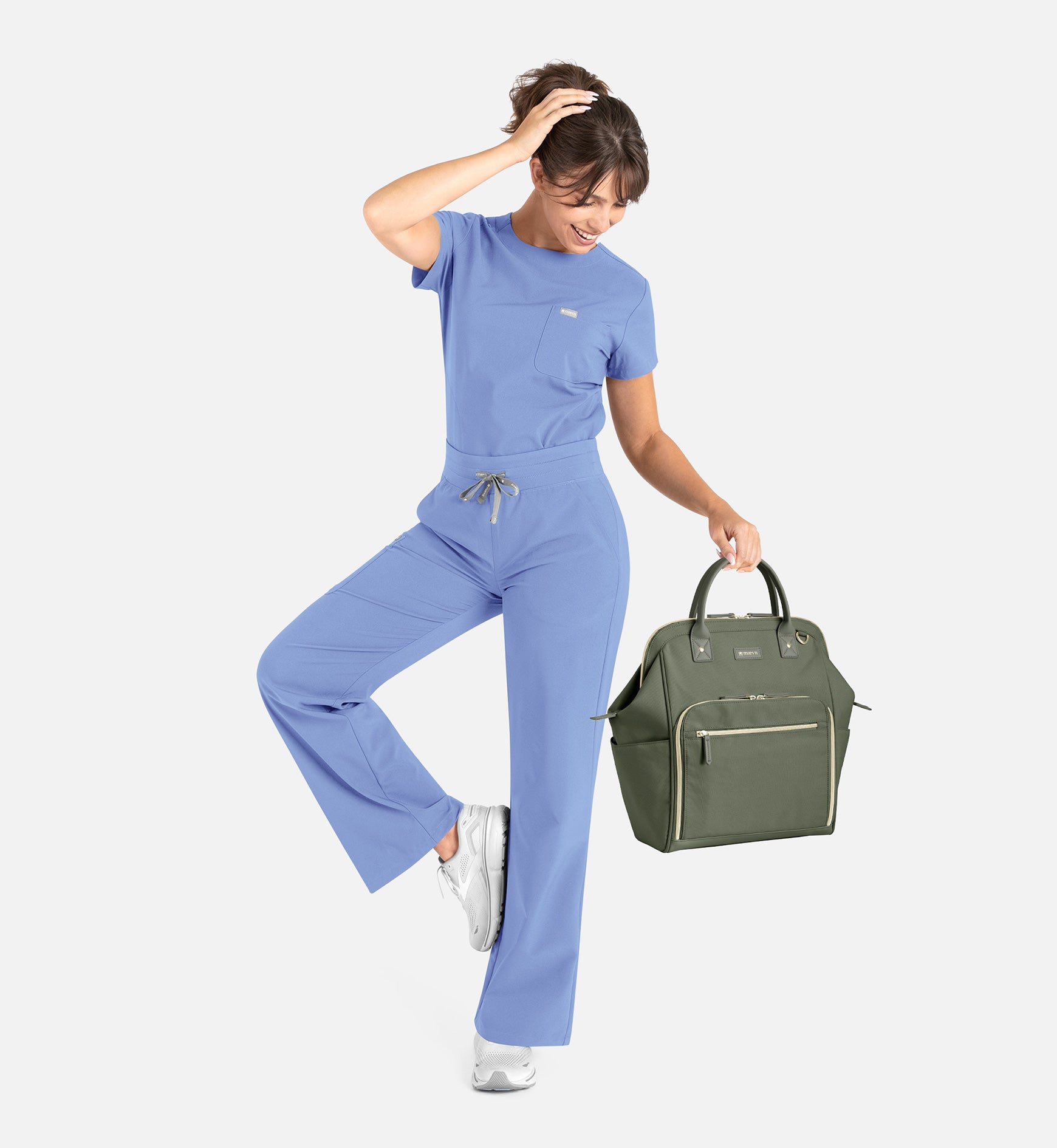 Maevn's High Waisted Wide Leg Pant