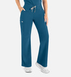 Maevn's High Waisted Wide Leg Pant — women's scrub pant | ScrubBox