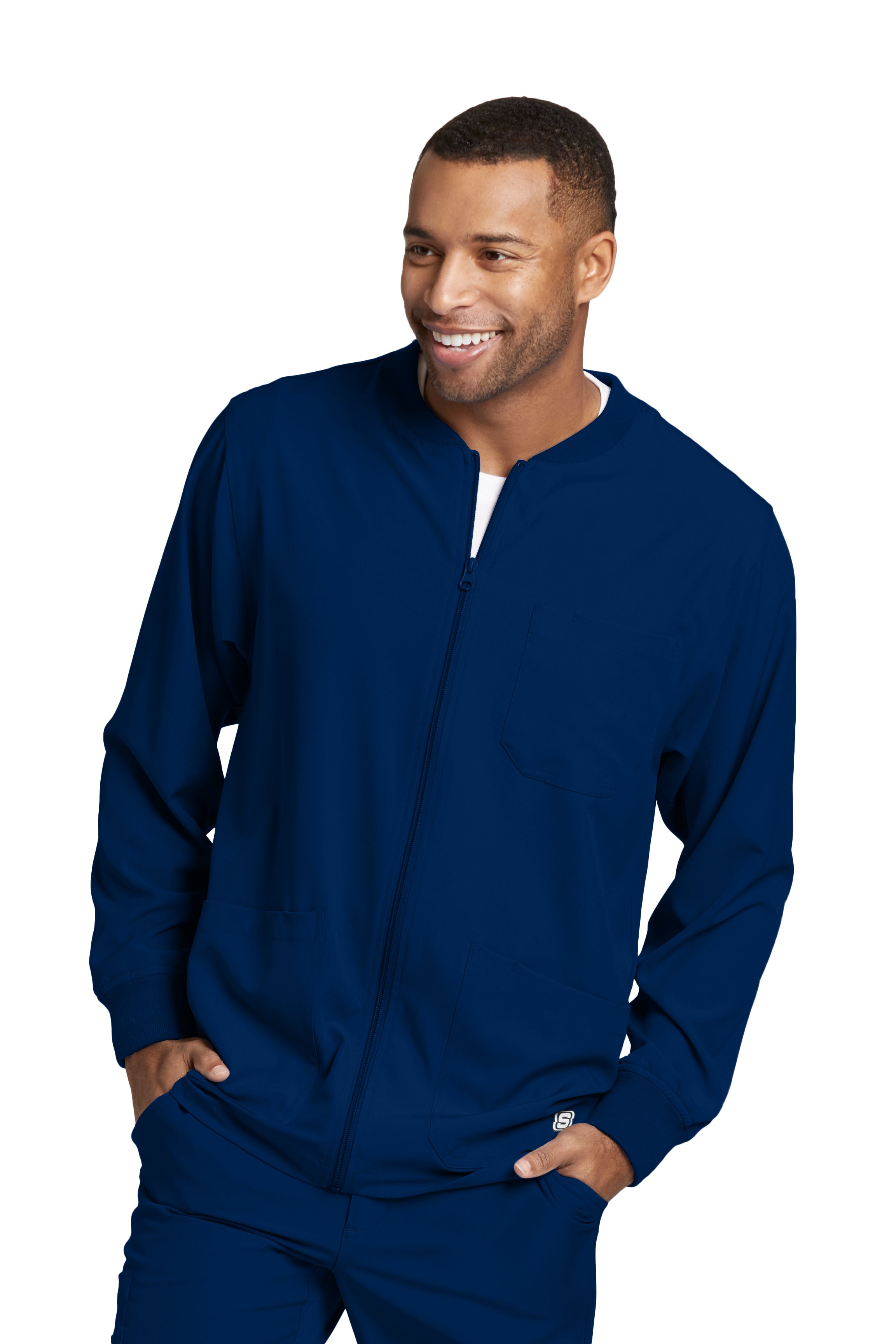 Skechers Men's Structured Medical Jacket — women's scrub jacket | ScrubBox (view 28)