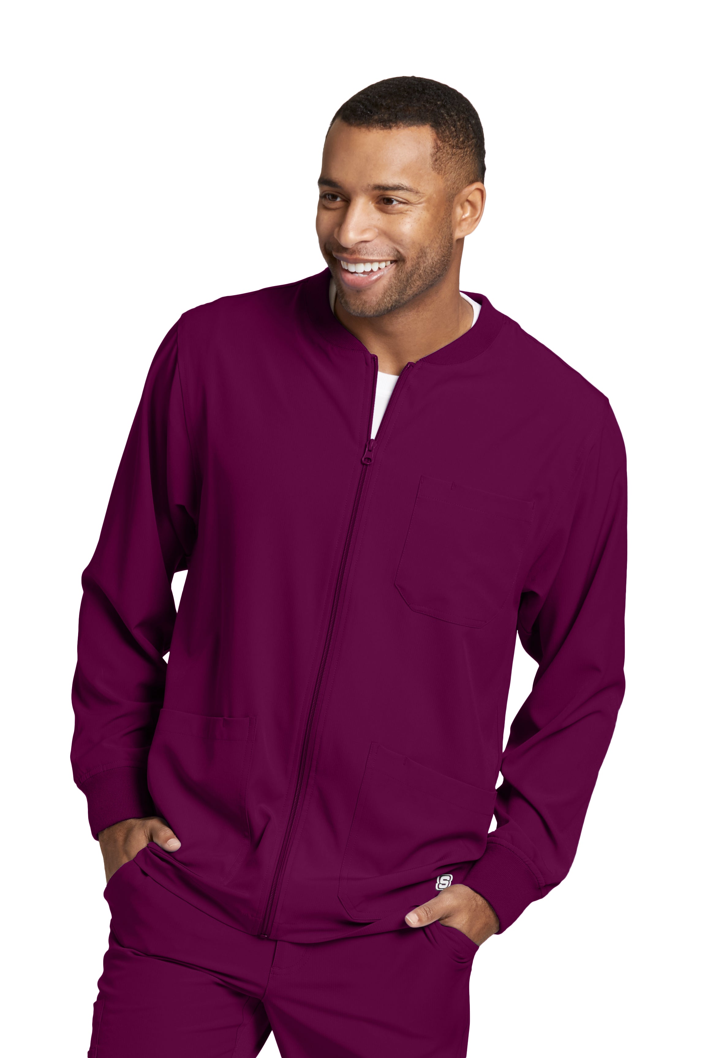 Skechers Men's Structured Medical Jacket — women's scrub jacket | ScrubBox (view 56)