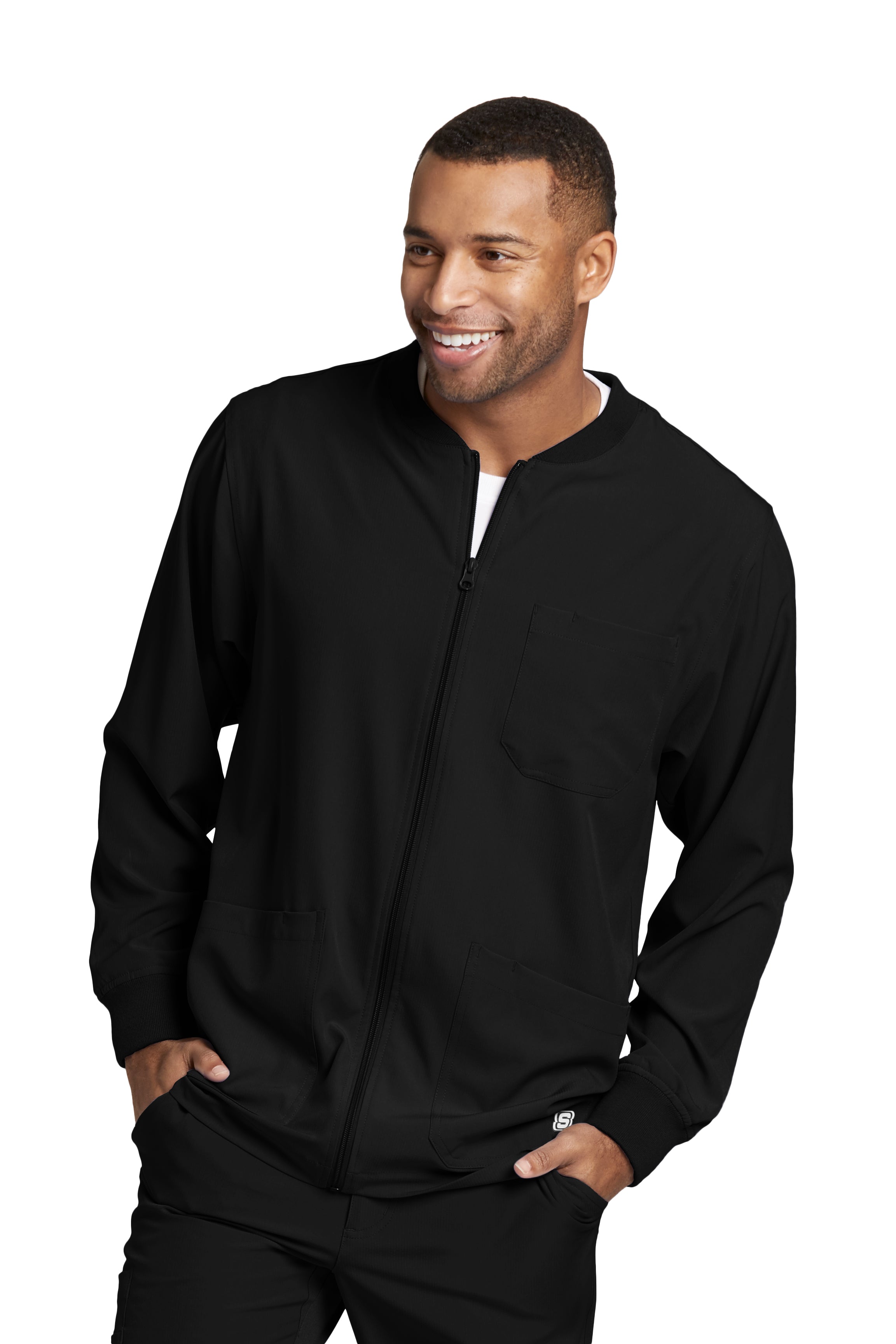 Skechers Men's Structured Medical Jacket — women's scrub jacket | ScrubBox (view 76)