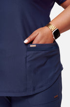 Cherokee Uniforms FORM v-neck top scrub top in navy
