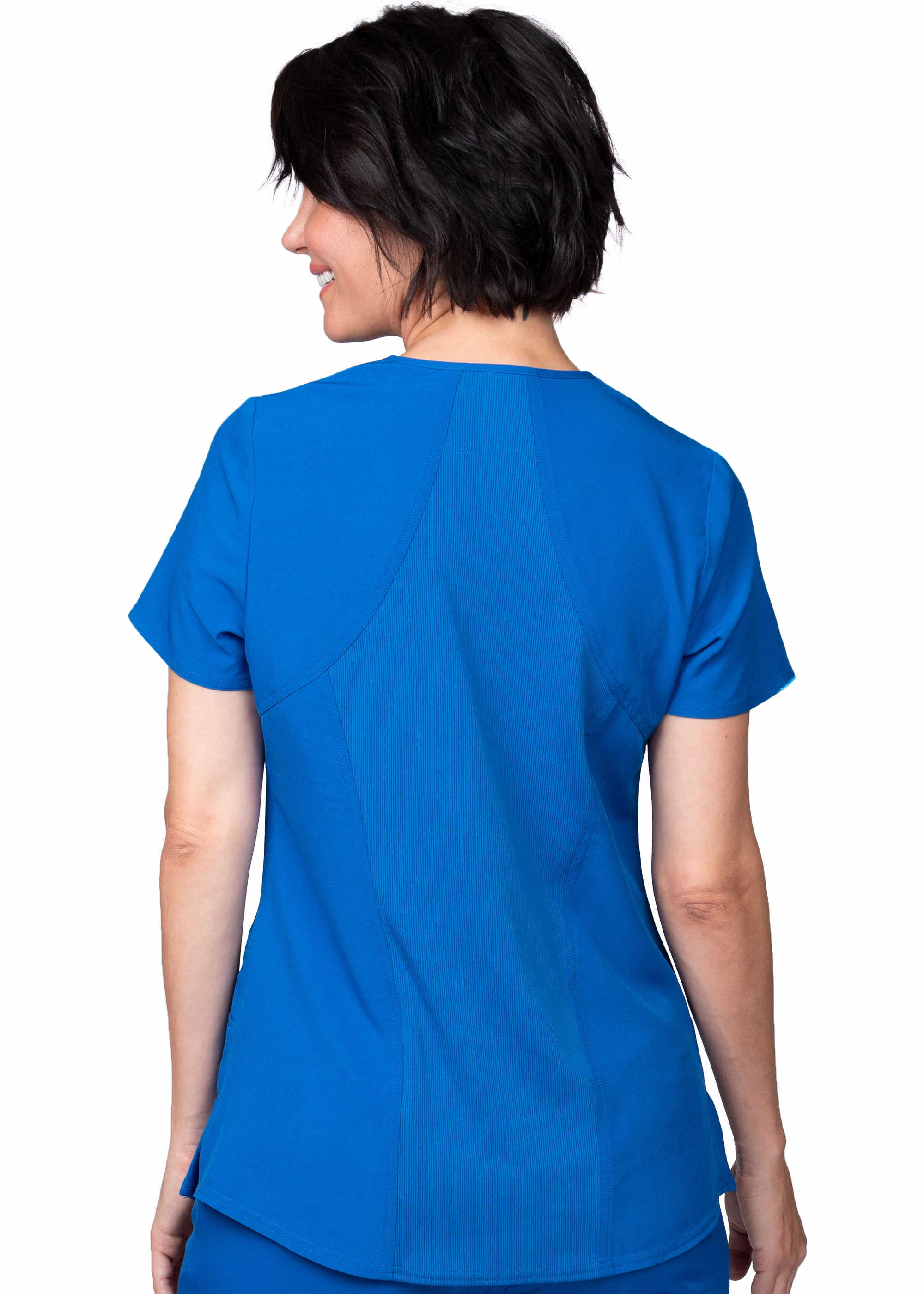 Ava Therese Ava Back Knit Top — women's scrub top | ScrubBox (view 12)
