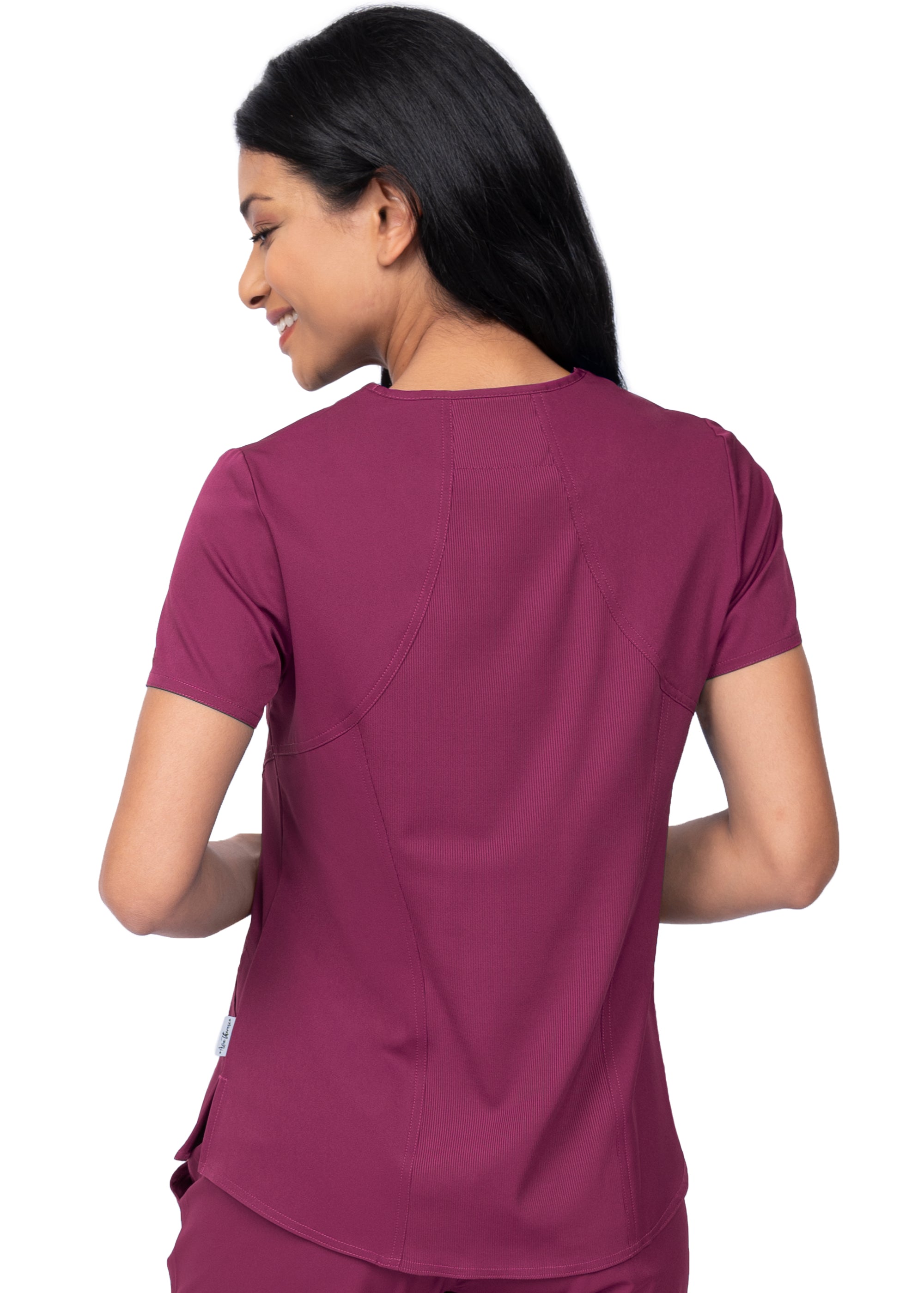 Ava Therese Ava Back Knit Top — women's scrub top | ScrubBox (view 13)