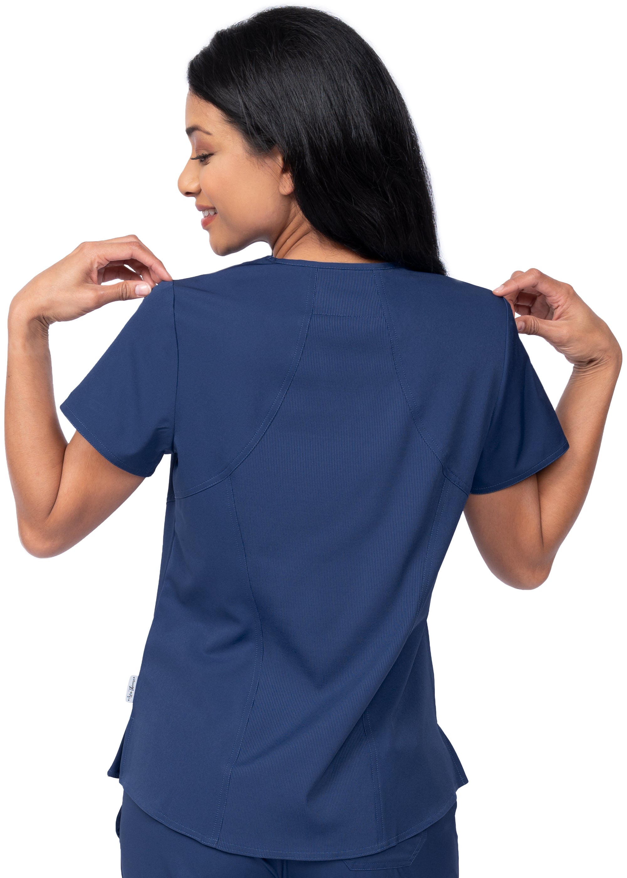 Ava Therese Ava Back Knit Top — women's scrub top | ScrubBox (view 10)