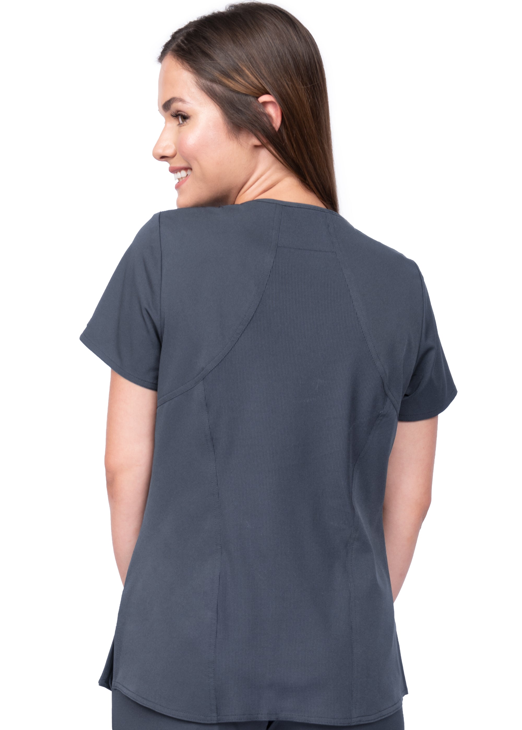 Ava Therese Ava Back Knit Top — women's scrub top | ScrubBox (view 23)