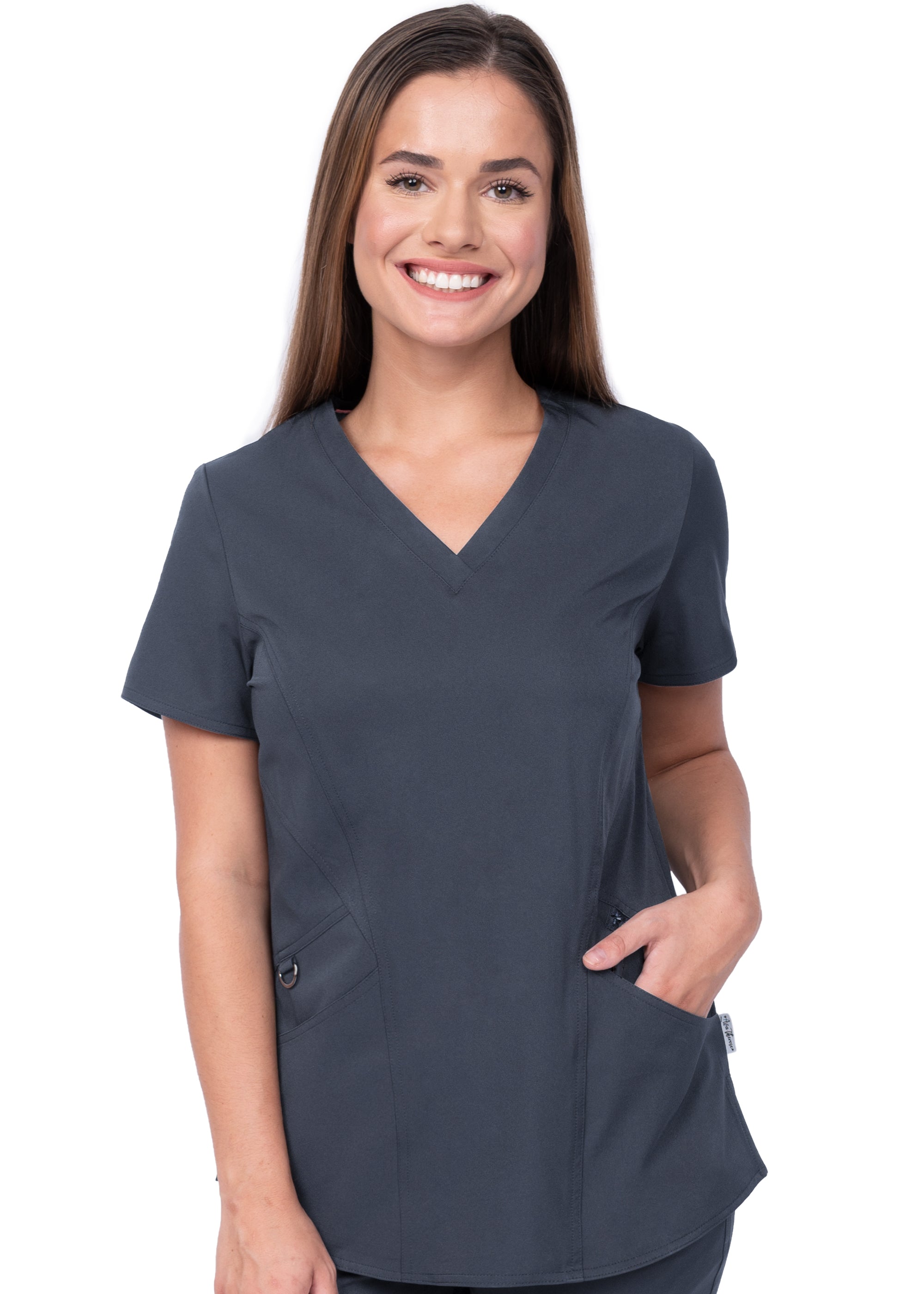 Ava Therese Ava Back Knit Top — women's scrub top | ScrubBox (view 46)