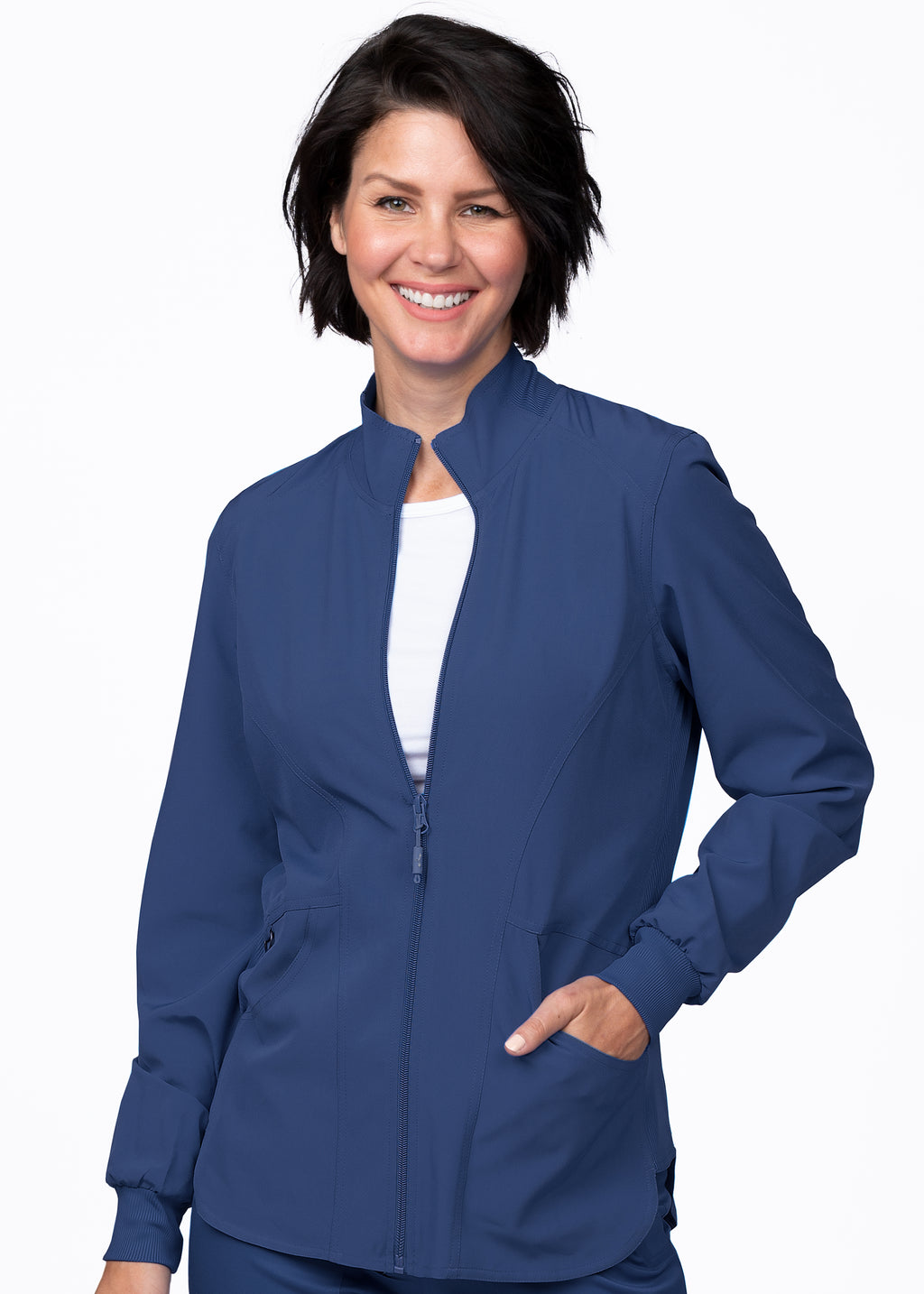 Ava Therese Niki Warm-Up Jacket — women's scrub jacket | ScrubBox (view 14)