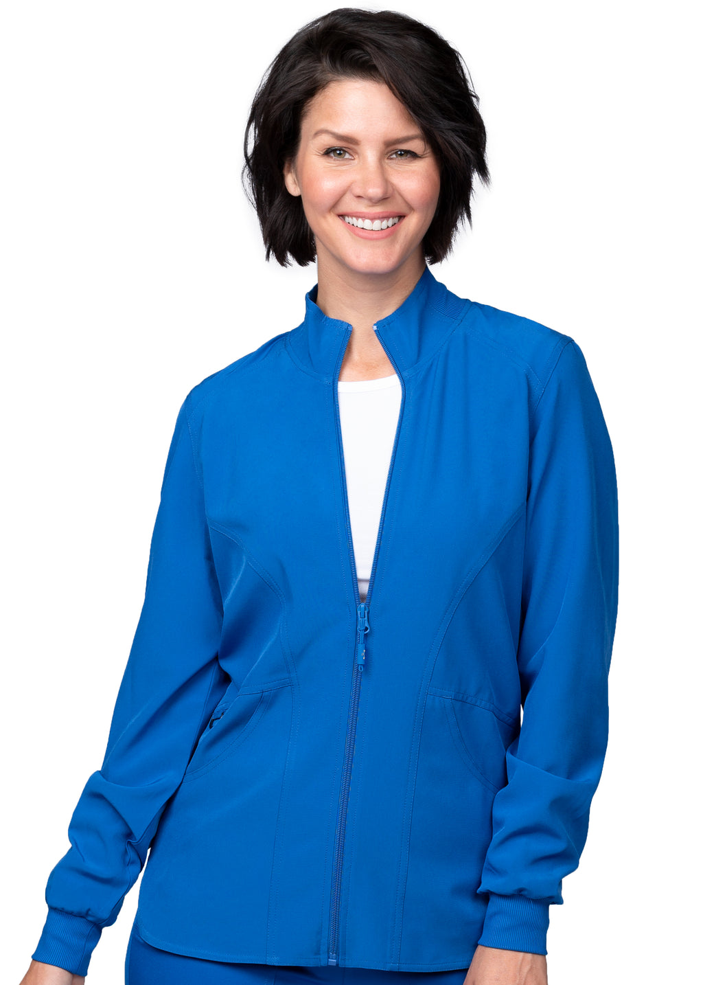Ava Therese Niki Warm-Up Jacket — women's scrub jacket | ScrubBox (view 4)