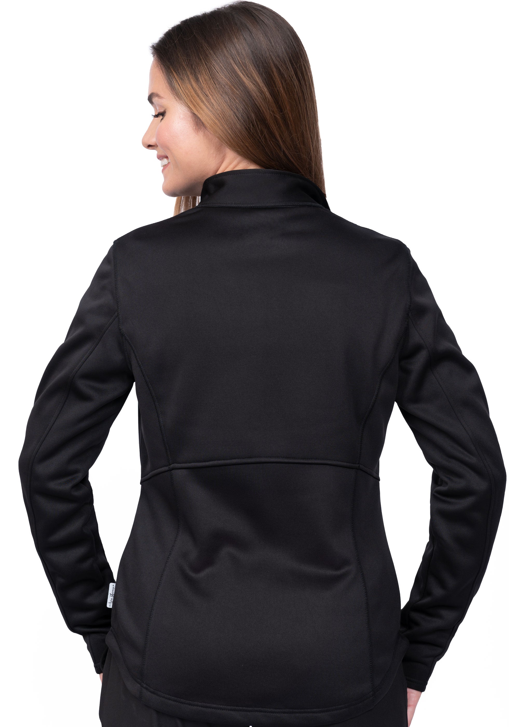 Ava Therese Megan Bonded Fleece Jacket — women's scrub jacket | ScrubBox (view 19)
