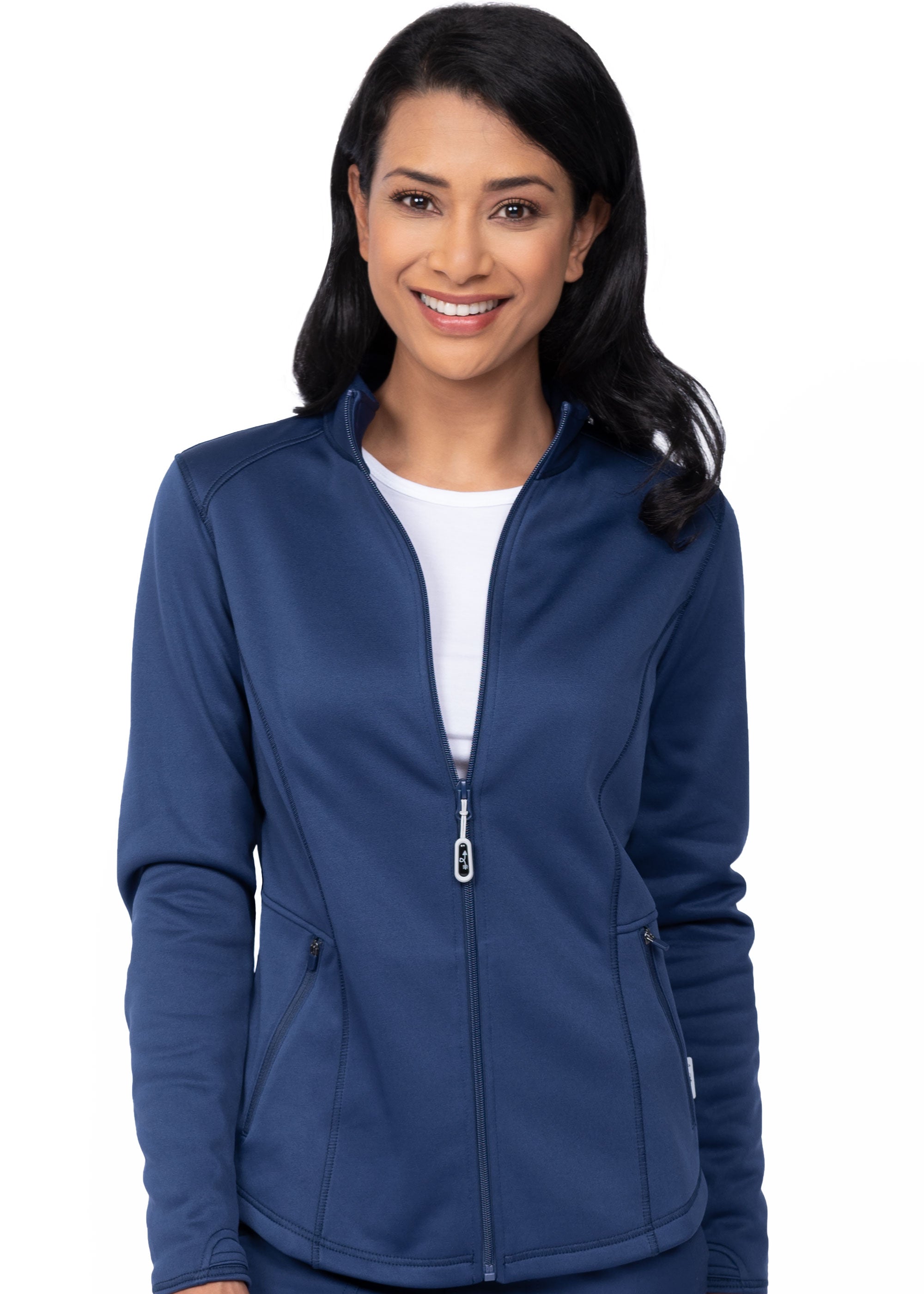 Ava Therese Megan Bonded Fleece Jacket — women's scrub jacket | ScrubBox (view 15)
