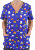 Maevn Boo Crew — women's scrub | ScrubBox