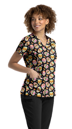 Maevn Sugar Skull Dreams — women's scrub | ScrubBox