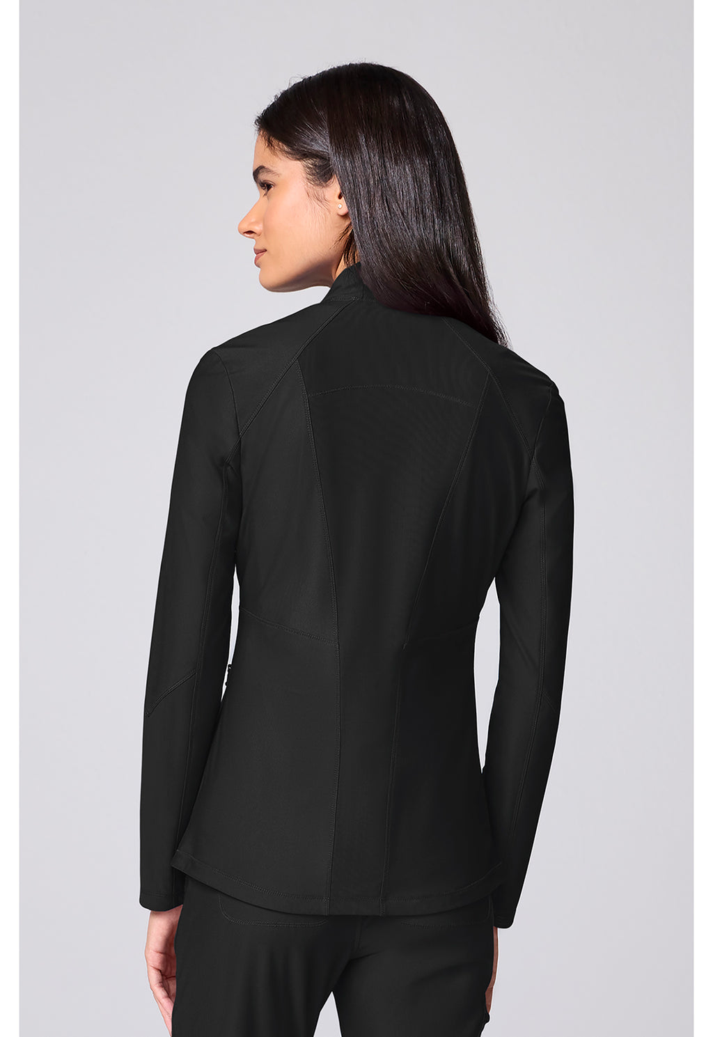 Cherokee Form Women's Full Zip Jacket — women's scrub jacket | ScrubBox (view 4)