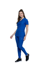 Cherokee Uniforms FORM v-neck top scrub top in royal blue