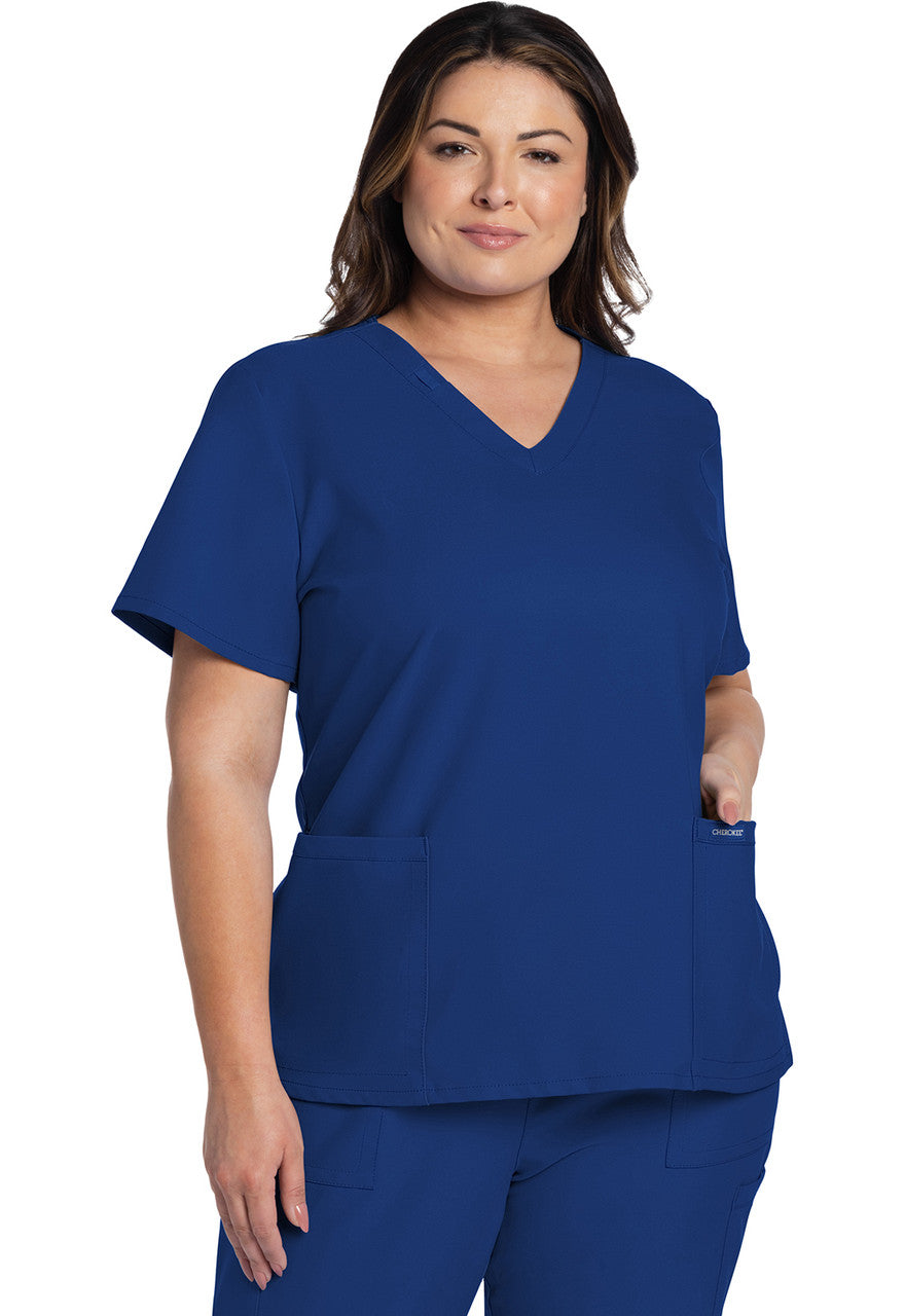 Cherokee Workwear Ultra 2 Pocket Top — women's scrub top | ScrubBox (view 2)