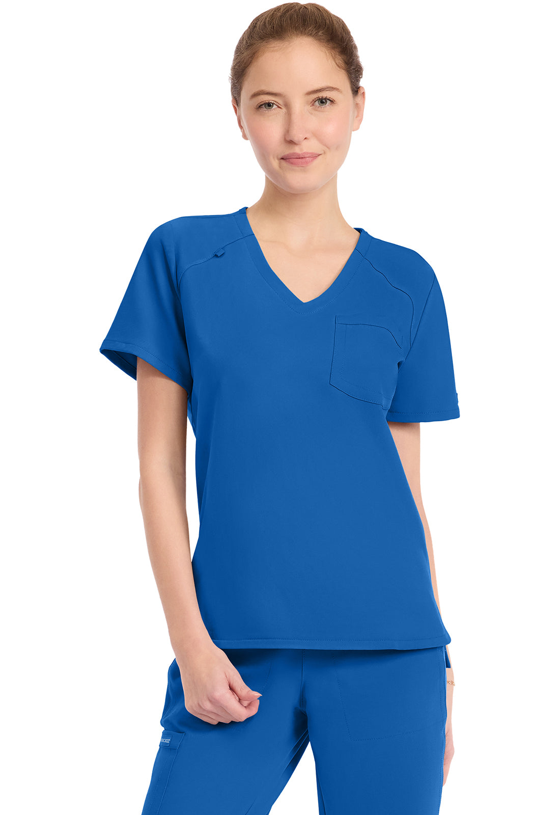 Cherokee Workwear Ultra 1 Pocket Tuck in Top — women's scrub top | ScrubBox (view 4)