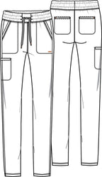 Cherokee Uniforms FORM Tapered Leg Pant — women's scrub pant | ScrubBox (view 3)